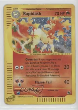 Rapidash Holo Pokemon e-Card Series Expedition #26 2002 - Image 1