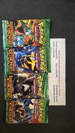 [RARE SEALED NEW] Pokemon Dragon Exalted 4 Booster Pack ART SET Completo - Image 1