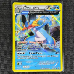 Swampert - 36/160 - Full Art Holo Rare - Primal Clash - Pokemon Card - LP - Image 1