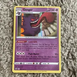Pokemon Chilling Reign - Gengar 57/198 Holo NM - Image 1