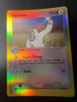 VIGOROTH 52/100 - POKEMON SANDSTORM - REVERSE HOLO - LP - BENT - Image 1