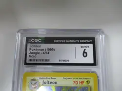 1999 Pokemon Jungle Jolteon Holo 4/64 CGC 6 - Image 2