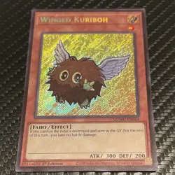 Yu-Gi-Oh! Winged Kuriboh YGLD-EN013 1st Edition Holo Effect 300 ATK 200 DEF - Image 1