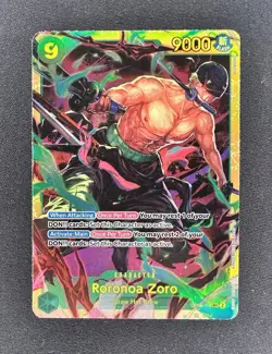 Roronoa Zoro OP06-118 SEC - One Piece TCG - English Card Near-Mint Secret Rare - Image 1