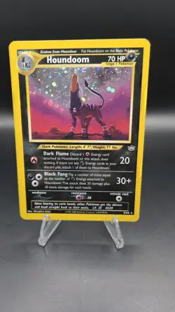 Houndoom 8/64 — Light Play — Neo Revelation — Vintage Holo Rare Pokemon Card - Image 1