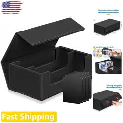 Trading Card Deck Case - Magnetic Card Holder - Fits YuGiOh, MTG, Sport Cards - Image 1