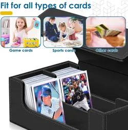 Trading Card Deck Case - Magnetic Card Holder - Fits YuGiOh, MTG, Sport Cards - Image 5