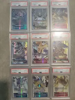 Digimon Card Omnimon Binder set PB-19 Special illustration Card PSA 10 Completed - Image 1
