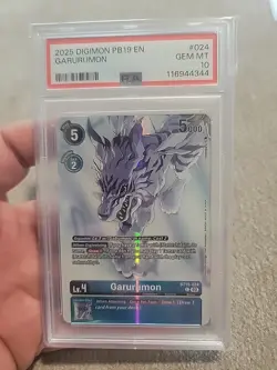 Digimon Card Omnimon Binder set PB-19 Special illustration Card PSA 10 Completed - Image 3
