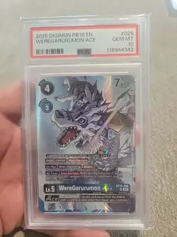 Digimon Card Omnimon Binder set PB-19 Special illustration Card PSA 10 Completed - Image 4