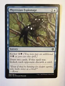 MTG Magic the Gathering Phyrexian Espionage 060/281 Dominaria United NM - Image 1