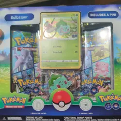 Pokemon TCG: GO Pin Collection Set Of 3 Charmander Bulbasaur Squirtle Sealed New - Image 4