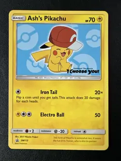 Ash’s Pikachu SM113 Black Star Promo – Pokemon The Movie: I Choose You! - Image 3