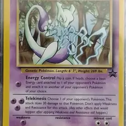 Pokemon Mewtwo Card 12/53 WOTC Promo/Base Set – Vintage Pokemon Card - Image 3