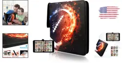 Card Binder for Football Card Collections - Holds 900 Cards - 50 Removable Pages - Image 2