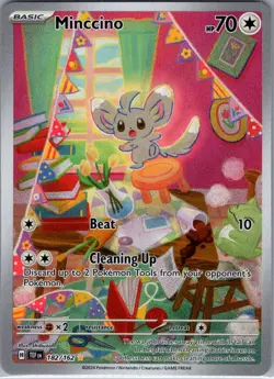 Minccino 182/162 SV05: Temporal Forces - Pokemon Card - NM - Image 1
