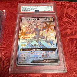Shiny - Xurkitree GX Pokemon Sun & Moon Hidden Fates Vault PSA 10 GEM MT - Image 1