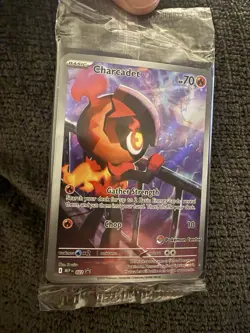 SEALED Pokemon Center Stamp Charcadet Promo – Phantasmal Flames – Near Mint - Image 1