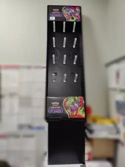 Pokemon Mega Evolution Phantasmal Flames Retail Display Rack With Base 5ft Tall - Image 1