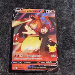 Pokemon TCG Lance's Charizard v SWSH133 Celebrations Black Star Promo MP - Image 1