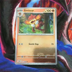 Pokemon TCG Simisear SV: White Flare 015/086 Uncommon Master Ball Holo 100 HP - Image 1