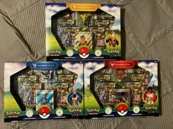 Pokemon Go Special Team Collection Boxes Sealed Complete Set of 3 Factory Sealed - Image 1