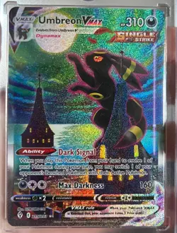 POKEMON EVOLVING SKIES #095/203 UMBREON VMAX HOLO ULTRA RARE ENGLISH TCG - Image 1