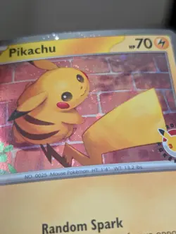 2026 Pokemon Day 30th Anniversary Pikachu 051 Stamped Promo w/ Swirl💫 - Image 3