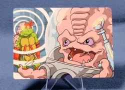 Krang, Master Mind 25/54 Art Series Gold Stamped TMNT MTG Art Card NM/M - Image 1