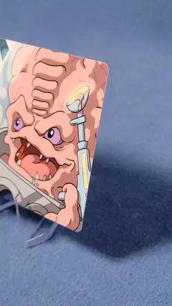 Krang, Master Mind 25/54 Art Series Gold Stamped TMNT MTG Art Card NM/M - Image 3