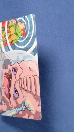 Krang, Master Mind 25/54 Art Series Gold Stamped TMNT MTG Art Card NM/M - Image 4