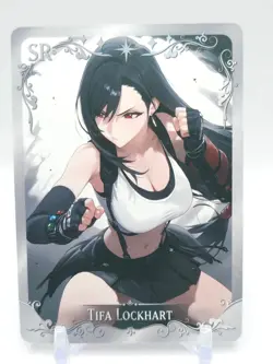 Goddess Trail - Anime Waifu SR Trading Card - Tifa Lockhart - Image 1