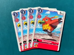 Muchomon BT1-013 Playset Release Special Booster 1.0 Digimon Card Game x4 - Image 1