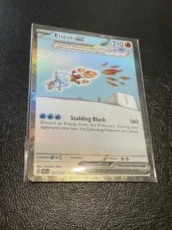 EISCUE EX 222/197 Illustration Rare Obsidian Flames Pokemon Trading Card TCG NM - Image 2