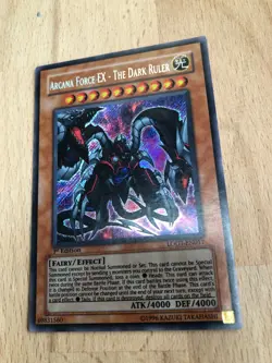 Arcana Force EX - The Dark Ruler LODT-EN017 Secret Rare 1st Edition Yugioh Card - Image 1