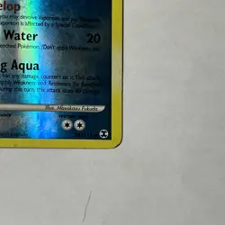 Vaporeon 34/111 Rising Rivals Reverse Holo Card Lightly Played - Image 2