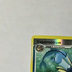 Vaporeon 34/111 Rising Rivals Reverse Holo Card Lightly Played - Image 4