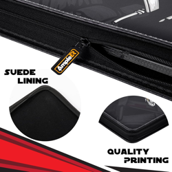 9 Pocket Trading Card Binder, PU Leather Storage Zip Album with 900 Slots Clear - Image 4