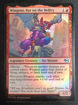 MTG TMNT - Wingnut, Bat on the Belfry - Foil - Image 1