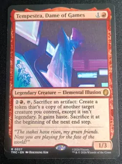 MTG TMNT - Tempestra, Dame of Games - Rare - Image 1
