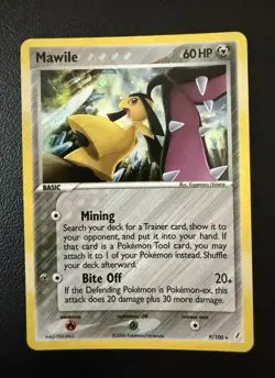The Pokemon Company Mawile 9/100 EX Crystal Guardians Holo Rare HP 60 English - Image 1