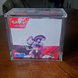Pokemon Scarlet & Violet Destined Rivals Booster Box Sealed in Acrylic Case - Image 1