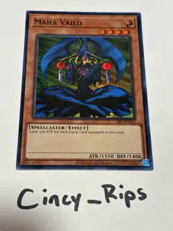 Yugioh! Maha Vailo SRL-EN012 Super Rare Unlimited 25th Anniversary Edition NM/M - Image 1