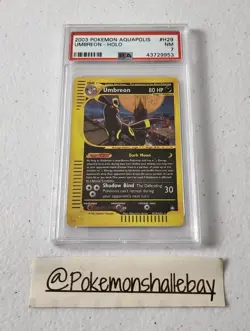 Umbreon H29/H32 - Aquapolis Set *PSA 7 - NM* Holo Rare Pokemon Card - Image 1