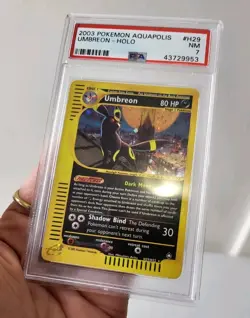 Umbreon H29/H32 - Aquapolis Set *PSA 7 - NM* Holo Rare Pokemon Card - Image 4