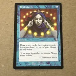 Brainstorm x1 Mercadian Masques LP Condition see front and back pics - Image 1