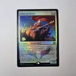 Magic: The Gathering Voice of Victory Foil - Prerelease Promo Stamped - Image 1