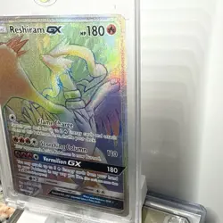 Reshiram GX - Holo Rare Pokemon Card Flame Charge Vermilion GX - Image 4