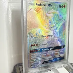 Reshiram GX - Holo Rare Pokemon Card Flame Charge Vermilion GX - Image 5