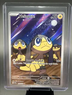 Pokemon Helioptile 143/132 Me01 Mega Evolution Full Art Illustration Rare Holo … - Image 1